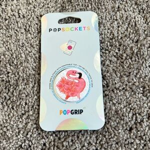 NEW Pink Flamingo phone POPSockets pop grip holder